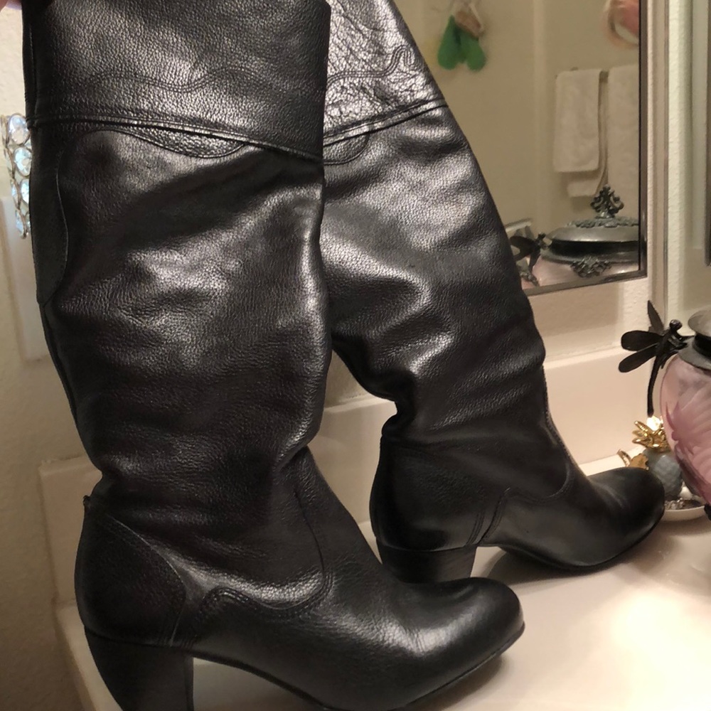 Slip in ladies tall boots
